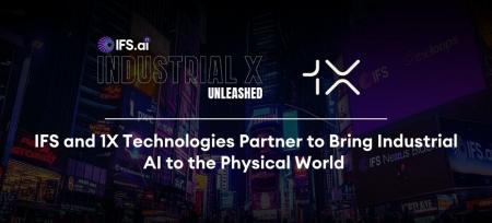 IFSと1X Technologies、産業用AIとヒューマノイドロボ