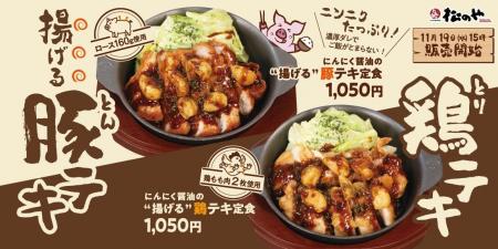 【松のや】あなたはどっち派? 「にんにく醬油の揚げ 【松のや】あなたはどっち派? 「にんにく醬油の揚げ