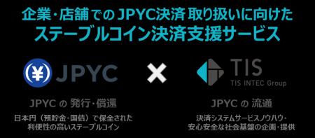 TIS、JPYCと日本円建ステーブルコイン決済の社会実装 TIS、JPYCと日本円建ステーブルコイン決済の社会実装
