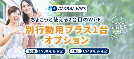 「グローバルWiFi(R)」、海外旅行の一時的な別行動で 「グローバルWiFi(R)」、海外旅行の一時的な別行動で
