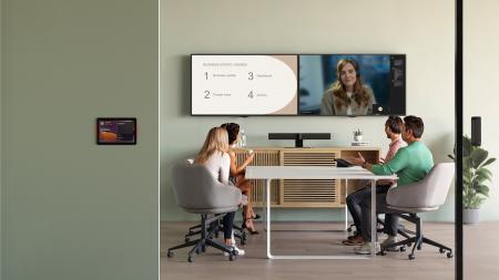 タッチスクリーン式スケジューリングパネル「Jabra Sc