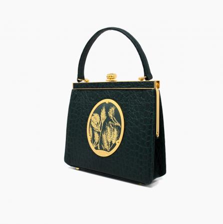 ガンベリーニ バッグ、「マリア」ディープフォレスト ガンベリーニ バッグ、「マリア」ディープフォレスト