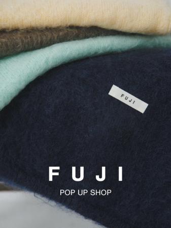 【FUJI POP UP SHOP】開催別注マフラー4色リリース - 