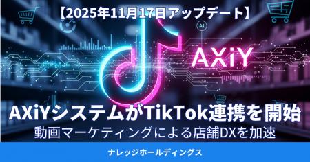 AXiYシステムが「Instagram」から「TikTok」に連携を AXiYシステムが「Instagram」から「TikTok」に連携を