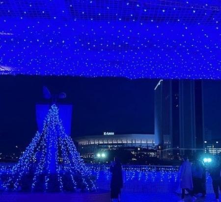 横浜駅東口 はまテラス イルミネーション