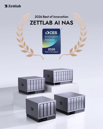 【CES 2026部門最高賞受賞】Zettlab AI NAS、12月より 【CES 2026部門最高賞受賞】Zettlab AI NAS、12月より