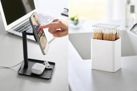 【山崎実業 新商品のお知らせ】 ポップアップ式の綿棒