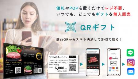【完全・無店舗販売が可能】店舗販売のEC化「QRギフト 【完全・無店舗販売が可能】店舗販売のEC化「QRギフト