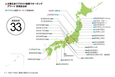 健康のまちづくりを支援します：太陽生命クアオルト健
