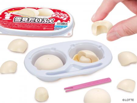 遊べて飾れる！“溶けない”雪見だいふく『解体パズルLi