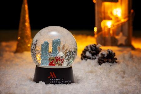 名古屋マリオット初、冬を彩るスノードームが登場！