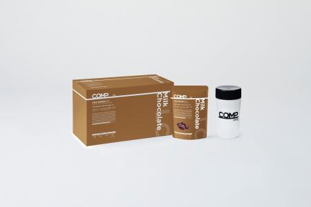 1食あたり糖質量5.3g、完全食＊『COMP』パウダーLC で