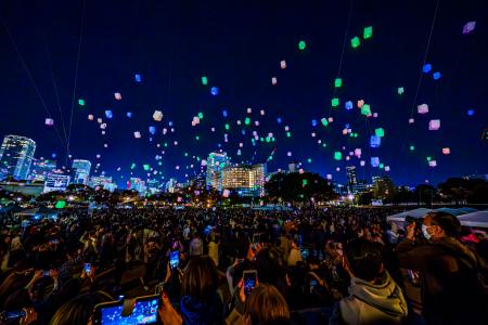 【大阪市】約1万人が来場！幻想的な光が扇町公園を包