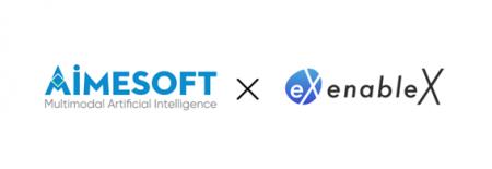 enableX、AimesoftとAI社会実装・顧客サービス提供に