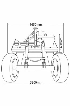 小型トラクター向け高精度レベラーALLYNAV「12PW-160