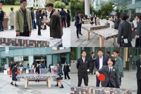 【博展×新渡戸文化学園×バタフライ】
“余材からutf-8