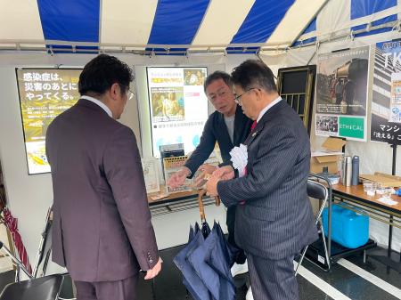 イオンモール豊川で開催された「あいち防災フェスタ」 イオンモール豊川で開催された「あいち防災フェスタ」