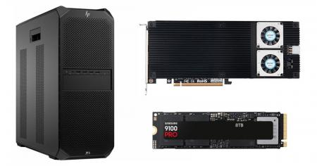 HP Z6 G5 Aに、Areca社製RAIDカードとSamsung 9100 PR HP Z6 G5 Aに、Areca社製RAIDカードとSamsung 9100 PR