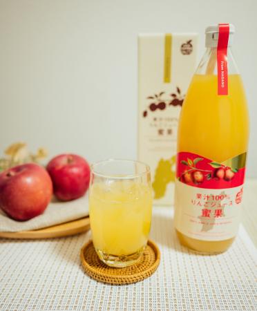 信州中野産りんご100%使用の無添加ジュース「蜜果」1 信州中野産りんご100%使用の無添加ジュース「蜜果」1