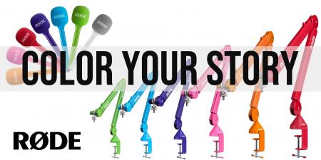 【RODE(ロード)新商品】マイク用アクセサリーにカラ 【RODE(ロード)新商品】マイク用アクセサリーにカラ