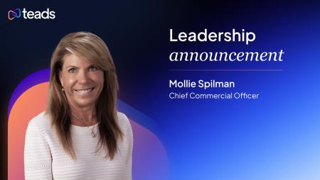 Teads、モリー・スピルマンが最高商務責任者(CCO)に Teads、モリー・スピルマンが最高商務責任者(CCO)に