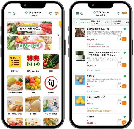 飲食店の仕入れ最適化サービス「ラクシーレ」、新機能