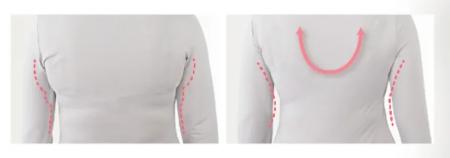 大きな胸もスッキリ見せる！グラマーさんならではのバ