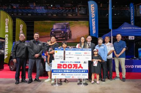 沖縄サントリーアリーナ 来場者数200万人到達のご報告