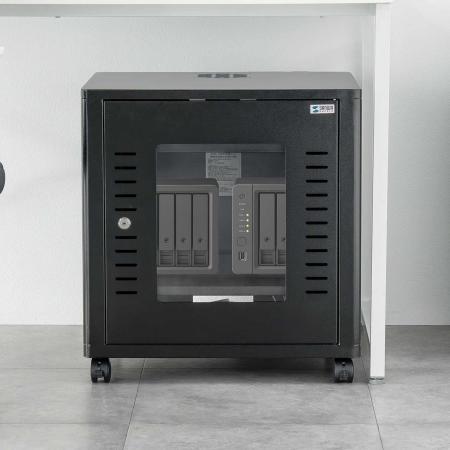 小型機器の収納に最適！中型サイズの機器収納ボックス