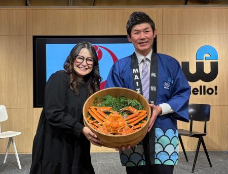 タレントのギャル曽根さんが「まいづる親善大使」に就