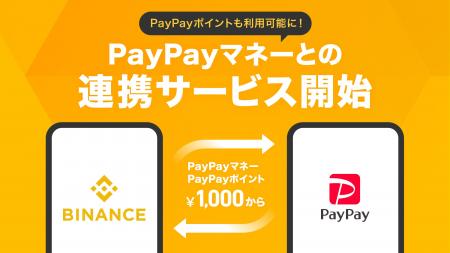 Binance JapanとPayPay、PayPayマネーの連携サービス