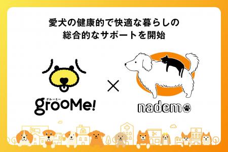 ペットメディア「nademo（なでも）」と出張トリミング