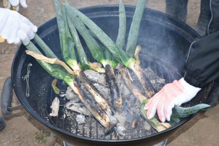 【JAF群馬】下仁田ネギの収穫体験と炭火で丸ごと焼く 【JAF群馬】下仁田ネギの収穫体験と炭火で丸ごと焼く