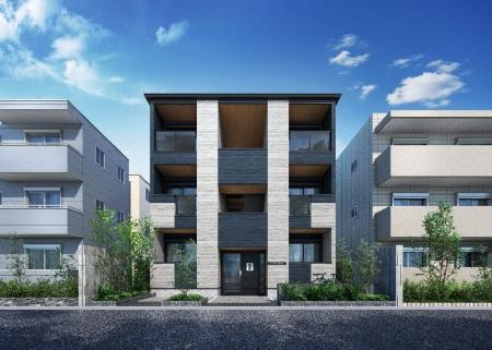 都市部単身向け木造3階建て共同住宅「CONTEFITIII(コ