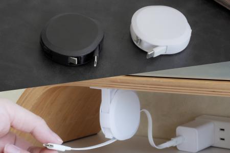 スムーズな引き出しと使いやすい1.2mケーブル。スタン