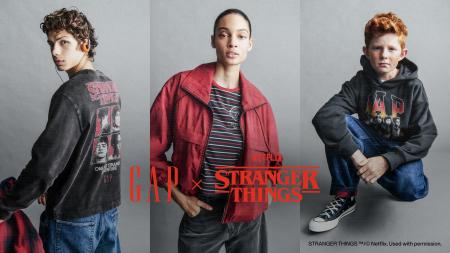 Gap、「STRANGER THINGS」とのカプセルコレクションを
