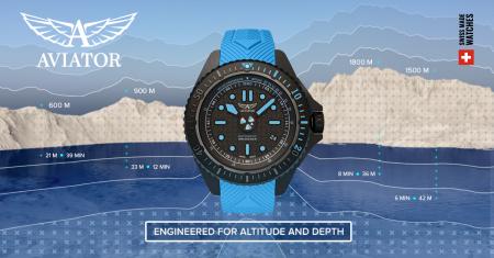 【スイス時計ブランド AVIATOR】「空」と「深海」を繋