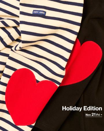 「SAINT JAMES(セントジェームス）」HOLIDAY気分を盛