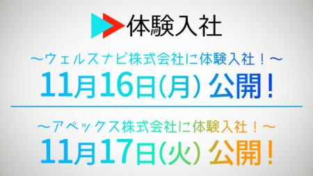 【体験入社動画】11月公開スタートは、ウェルスナビ株 【体験入社動画】11月公開スタートは、ウェルスナビ株