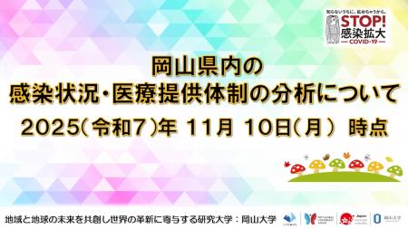 【岡山大学】岡山県内の感染状況・医療提供体制の分析