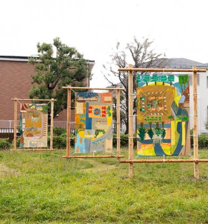 【八王子芸術祭2025】100年後、3匹の龍は藤の花の下で