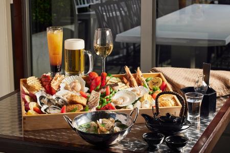 【スイスホテル南海大阪】 海鮮バーベキュー料理で味