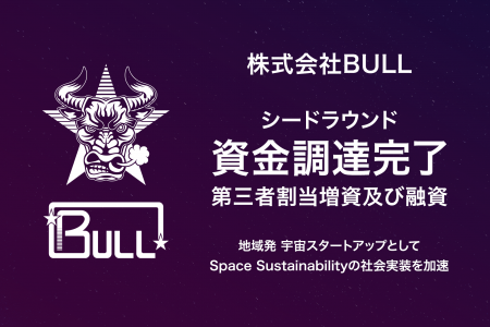 株式会社BULL、シードラウンドにおいて、第三者割当増 株式会社BULL、シードラウンドにおいて、第三者割当増