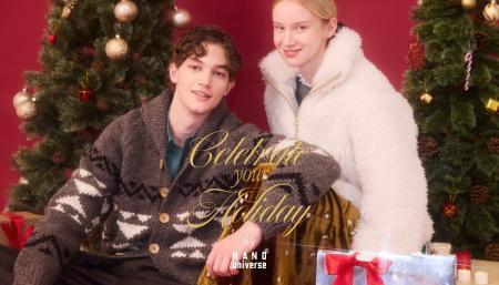 ナノ・ユニバースのホリデーコレクション 2025、WEBコ