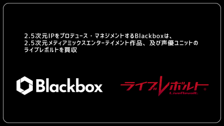 2.5次元IPプロデュースを行う株式会社Blackboxによる2