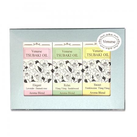 気分に寄り添う3つの香り。ツバキオイル アロマブレン