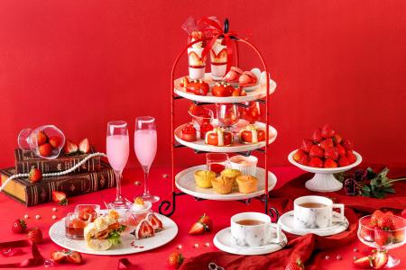 【川越プリンスホテル】埼玉県産いちごが宝石のように