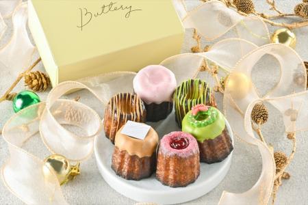 【Buttery】クリスマスをカラフルに彩る限定カヌレボ