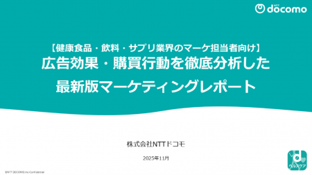 【無料DL】健康食品・飲料・サプリ業界のマーケ担当者