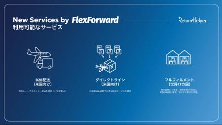 Return Helper株式会社、国際物流サービス「FlexForwa Return Helper株式会社、国際物流サービス「FlexForwa